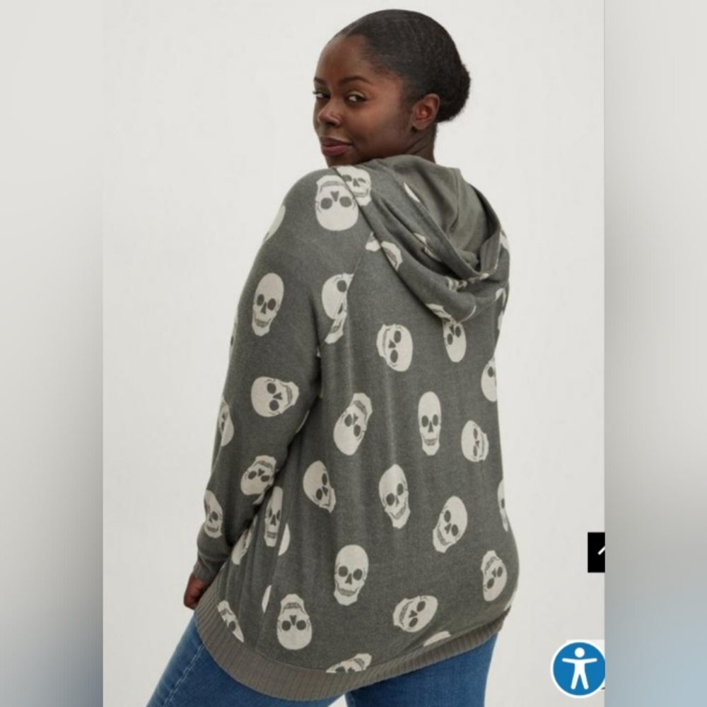 Torrid skull hoodie